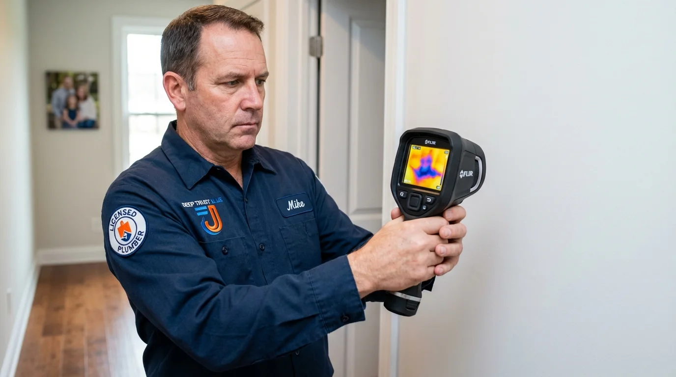 Thermal imaging leak detection by Johns Plumbing LLC in Laguna Niguel